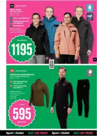 Sport Outlet kundeavis uke 36 Side 15: Lars Monsen skalljakke €1.199,00, Lars Monsen Undertrøye/Underbukse €595,00