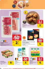 Carrefour Market folder week 36 Pagina 12: Koffiekoeken €2,97, Gouda in sneetjes Noord-Holland AOP €5,99