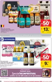 Carrefour Market folder week 36 Pagina 16: Bier Cornet, Ypra, St Feuillien, Rodenbach Classic en Tripel LeFort €13,49