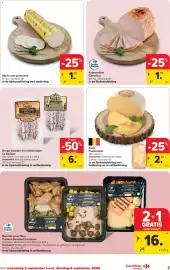 Carrefour Market folder week 36 Pagina 7: Worst met peterselie €1,20, Kalkoenfilet Carrefour €1,65