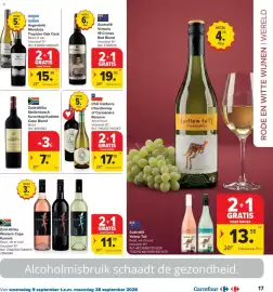 Carrefour Market folder Pagina 17: Kumala €11,98, Chili Caliterra Chardonnay of Carménère Reserva €17,98