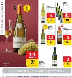 Carrefour Market folder Pagina 20: Frankrijk Bourgogne Mâcon-Villages L'Aurore Wit €7,99