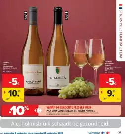 Carrefour Market folder Pagina 21: Pouilly-Fumé Signature de Loire €10,99