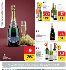 Carrefour Market folder Pagina 26: Frankrijk Crémant de Bourgogne, d'Alsace, de Bordeaux, du Jura en de Loire €23,98