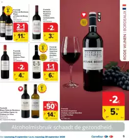 Carrefour Market folder Pagina 5: Frankrijk Bordeaux Supérieur Château Daulibey Rood €6,99