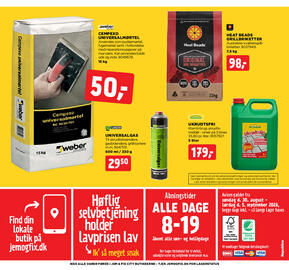 Jem & fix tilbudsavis uge 36 Side 24: Cempexo Universalmortel €50,00, Universalgas €29,50