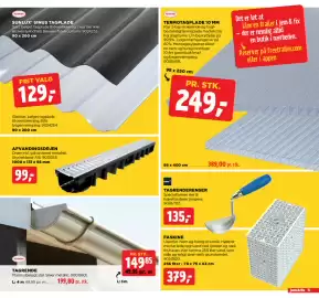 Jem & fix tilbudsavis uge 36 Side 15: Afvandingsdræn €99,00, Termotagplade 10 mm €249,00