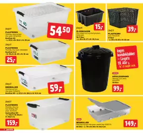 Jem & fix tilbudsavis uge 36 Side 2: Klodskasse €15,00, Plastboks (SystemBox) €159,00