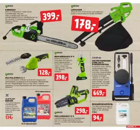 Jem & fix tilbudsavis uge 36 Side 21: Højtrykrenser CORE 130-6 PowerControl €669,00, RENGØRINGSMIDDEL €94,00