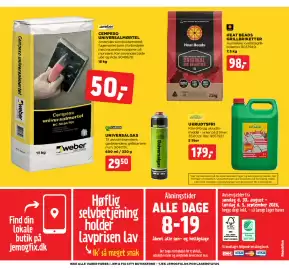 Jem & fix tilbudsavis uge 36 Side 24: Cempexo Universalmortel €50,00, Universalgas €29,50