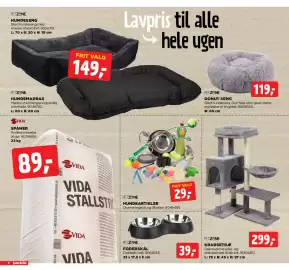 Jem & fix tilbudsavis uge 36 Side 4: Hundeartikler €29,00, Spåner / Stallstrø €89,00