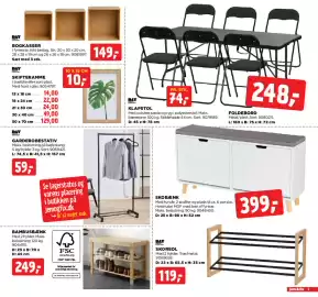 Jem & fix tilbudsavis uge 36 Side 5: Bambusbænk €249,00, Garderobestativ (tøjstativ) €59,00