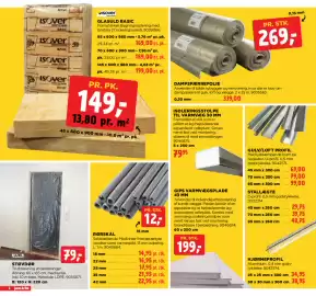 Jem & fix tilbudsavis uge 36 Side 6: Rørskål €12,00, Dampspærrefolie €269,00
