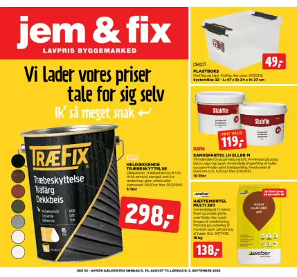 Jem & fix tilbudsavis (gælder indtil 5-09)