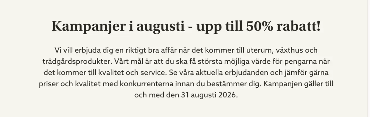 Willab Garden (giltig till och med 31-08)