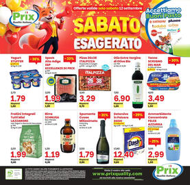 Volantino Prix Quality Pagina 24: Spumante Cuvee Millesimato Extra Dry €1,79, Olio Extra Vergine di Oliva Bio Levante €6,90
