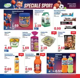 Volantino Prix Quality Pagina 14: Gallette Super Protein Fiorentini €1,69, Suni Sport Mix €4,49
