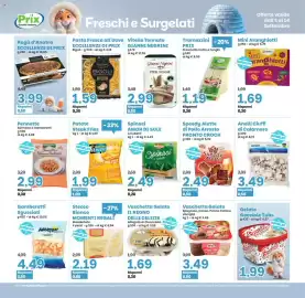Volantino Prix Quality Pagina 16: Golden River Steak Fries €1,99, Bigoli pasta fresca all'uovo €1,59