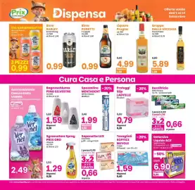 Volantino Prix Quality Pagina 19: Saponetta LUX assortita €0,66, Spazzolino Mentadent White Sistem Medium €1,99