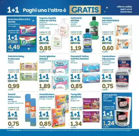 Volantino Prix Quality Pagina 8: Sapone Liquido Cera di Cupra Mani/Viso €0,85, Carta Igienica Regina Sensation Extra €1,89