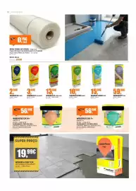 Folheto Armazéns Reis Página 12: Webercol flex lev €13,99, Weberfloor top argamassa nivelamento €19,99