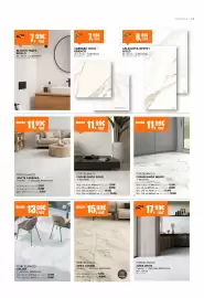 Folheto Armazéns Reis Página 15: Porcelânico casablanca gold €11,99, Blanco mate / brillo €7,99