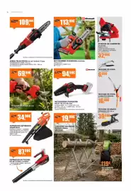 Folheto Armazéns Reis Página 6: Tesoura de poda 28 mm €69,90, Motoserra podadora einhell ge-ps 18/15 li bl solo €94,90