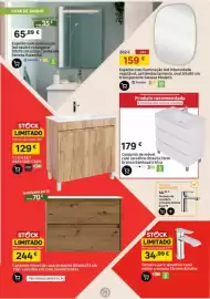 Folheto Leroy Merlin Página 9: Espelho transparente sensea modern €159,00, Tibo carvalho crú com lavatório Max €244,00