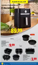 Folheto Lidl semana 36 Página 18: Fritadeira de ar quente €89,99, Silvercrest forma para fritadeira de ar quente €3,99