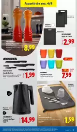 Folheto Lidl semana 36 Página 19: Escorredor em Pano €1,59, Tognana conjunto de copos €7,99