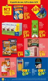 Folheto Lidl semana 36 Página 8: Mcennedy batatas fritas €1,99, Alesto Mistura Frutos Secos/Desidratados €1,99