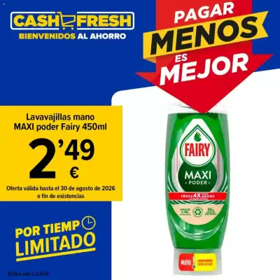 Cash Fresh (válido hasta el 30-08)