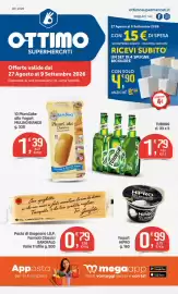Volantino Ottimo Market Pagina 1: Yogurt HIPRO €0,99, Pasta di Gragnano I.G.P. Formati Classici GAROFALO €0,79