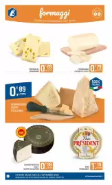 Volantino Ottimo Market Pagina 2: Formaggio a pasta filata €0,79, Brie President €1,19