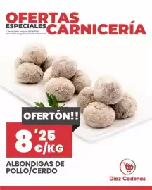 Folleto Díaz Cadenas Página 3: Albóndigas de pollo/cerdo €8,25