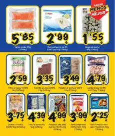 Folleto Cash Fresh Página 5: Delfin preparado para paella marisco €4,99, Exkimo solomillo de atún €3,35