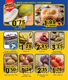 Folleto Cash Fresh Página 8: Bananas kilo €1,29, Cebolla seca €1,24