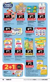 Netto gazetka tydzień 36 Strona 16: Ser topiony Miletto €1,99, Jogurt owocowy Mlekpols €1,29