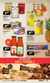 Netto gazetka tydzień 36 Strona 21: Produkty w puszce Harvest Best €2,59, Passata La Campagna €5,99