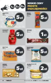 Netto gazetka tydzień 36 Strona 4: Gofry Trésors €5,00, Ketchup Kotlin Pikantny €5,00