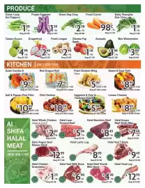 Blue Sky Supermarket flyer week 35 Page 3: Baby Shanghai Bok Choy €1,38, Halal Angus Beef Short Ribs €7,98