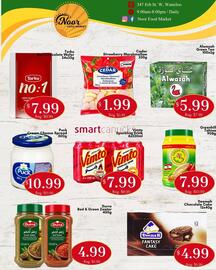 Noor Food Market flyer week 35 Page 6: Vimto sparkling drink €7,99, Greenhill tahina €7,99
