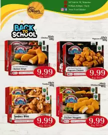 Noor Food Market flyer week 35 Page 2: Al Safa chicken nuggets €9,99, Al Safa Tenderz Bites €9,99