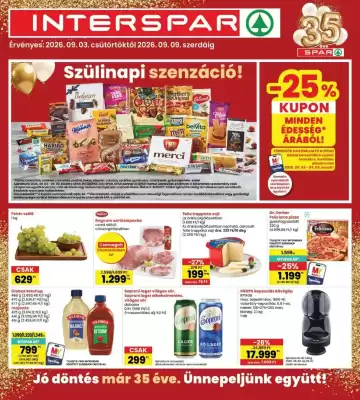 Interspar akciós újság