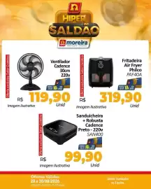 Catálogo Hiper Moreira Página 4: Ventilador Cadence €119,90, Fritadeira air fryer philco paf40a €319,90