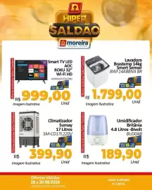 Catálogo Hiper Moreira Página 5: Umidificador britânia 4.8 litros -bivolt bud04b €189,90
