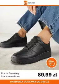 Born2be gazetka Strona 9: Czarne sneakersy sznurowane Finos €89,99