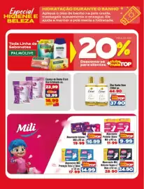 Encarte Rede Top Página 6: Absorvente Mili Noturno Suave c/ Abas €24,90, Absorvente Protetor Diário Mili €9,99