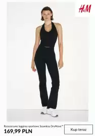 H&M gazetka tydzień 35 Strona 10: Rozszerzane legginsy sportowe Seamless DryMove H & M €169,99