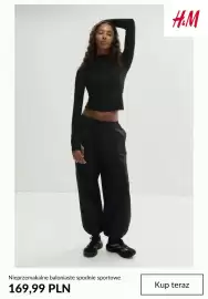 H&M gazetka tydzień 35 Strona 4: Nieprzemakalne baloniaste spodnie sportowe H & M €169,99